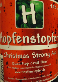 Hopfenstopfer Christmas Strong Ale Flasche