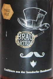isendorfer brauartium pale ale etikett