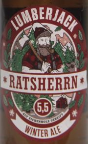 Ratsherrn Lumberjack Winter Ale Etikett