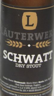 Läuterwerk Schwatt Dry Stout Etikett