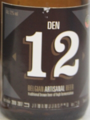 Den 12 Brown Ale Etikett