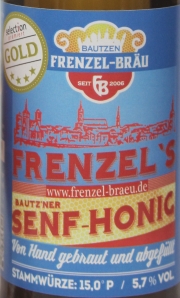 Frenzel Senf Honig Etikett