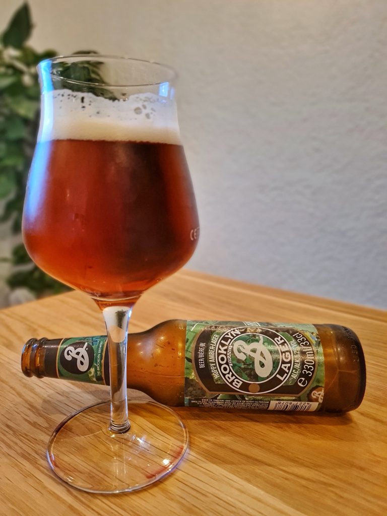 Im Biertest Brooklyn Brewery Lager bierentdecken.de